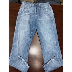 Madewell The Perfect Vintage Jeans With Heart Patch Size 30